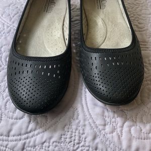 BLACK (7.5) Cliffs White Mountain Shoes Ballet Flat